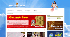 Desktop Screenshot of minutosdeamor.com